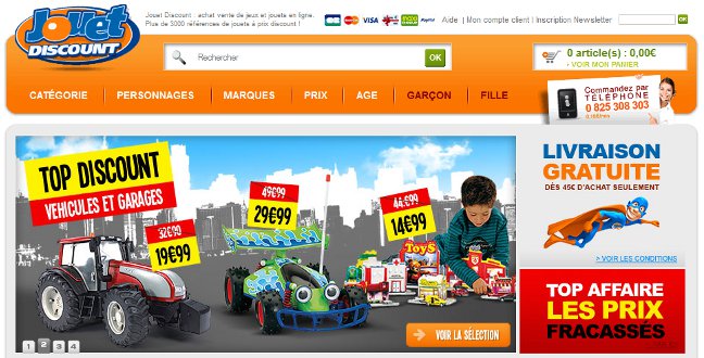 Jeux et jouets discount