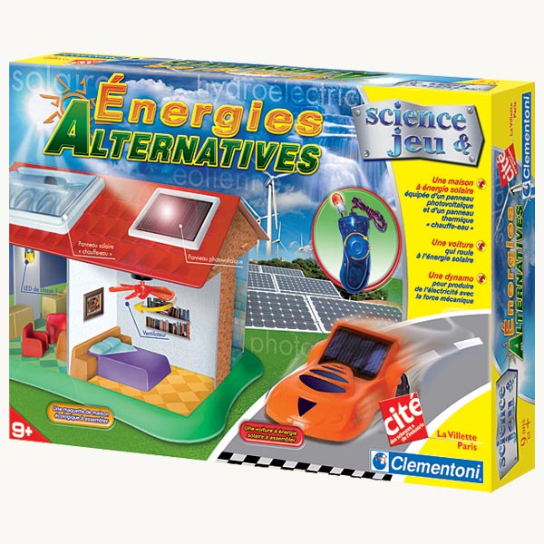 Jeux de découverte des énergies alternatives et jouets utilisant l
