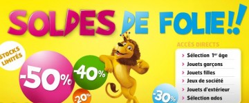 Soldes sur les jouets 2012